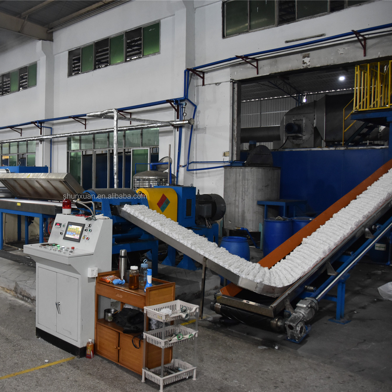 PSF production line machine for sale ,Polyester pet fiber making machines